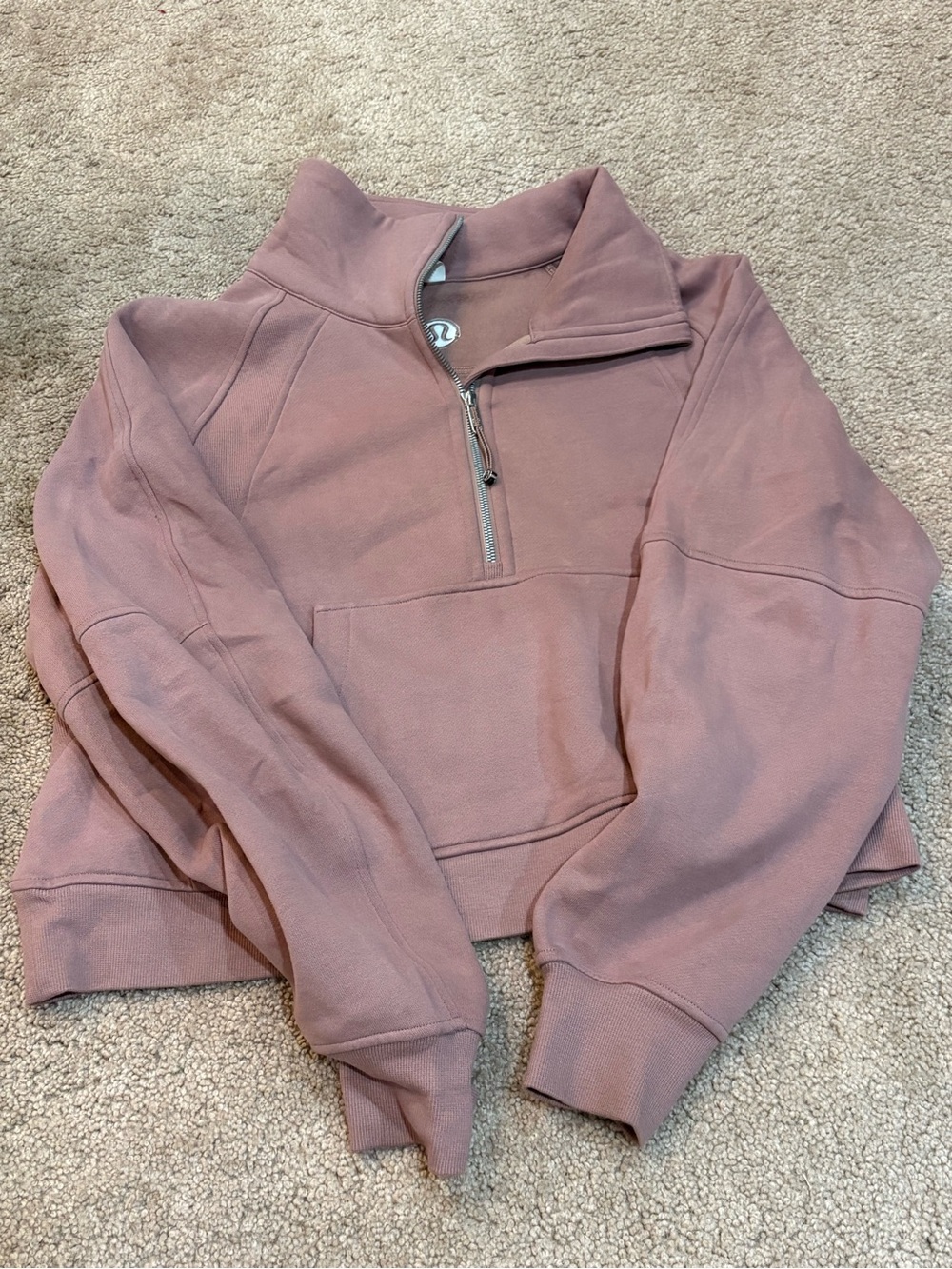 lululemon athletica Quarter-Zip Pullover - Dusty Rose